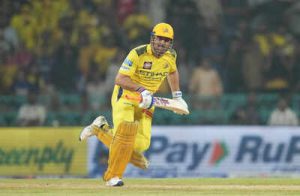 Lucknow Chennai Super Kings captain MS Dhoni runs between the wickets during a
