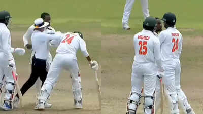 Watch: Bangladesh, South Africa Emerging players come to near blows in ugly scenes | Cricket News 1 121481305