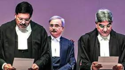 3 new judges take oath, Supreme Court reaches its full strength of 34 | India News 1 121525589
