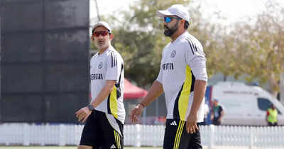 1746653677 Rohit sharma with Gautam gambhir