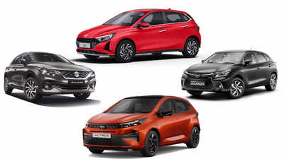 2025 Tata Altroz vs Hyundai i20 vs Maruti Baleno vs Toyota Glanza Mileage comparison
