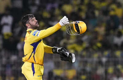 Chennai Chennai Super Kings captain MS Dhoni during an Indian Premier League