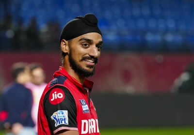 Dharamsala Punjab Kings Arshdeep Singh during a practice session ahead of an I