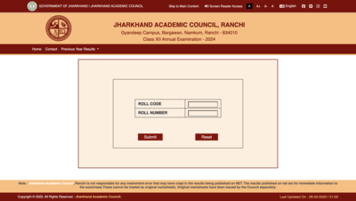 JAC results 2025 for class 10 12