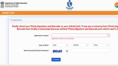 NSSNET 2025 admit card released by NTA exam on May 8 Check direct link to download hall tickets and key details here