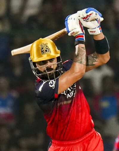 New Delhi Royal Challengers Bengalurus Virat Kohli plays a shot during an Indi