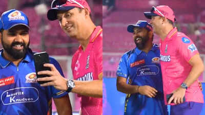 Rohit Sharma and Shane Bond Screengrabs