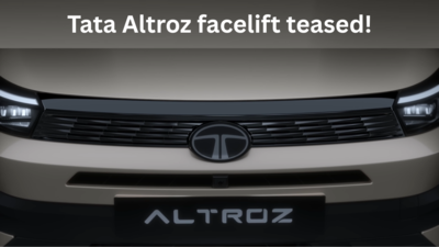 Tata Altroz facelift teased for the first time: Design changes, launch date and more 1 Tata Altroz facelift teased for the first time
