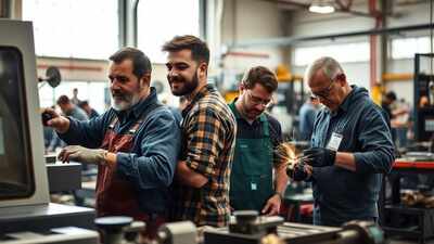 Why over half of US office workers are considering a switch to skilled trades 1 121748894