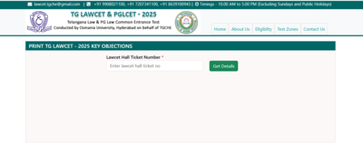 TS LAWCET, PGLCET answer key 2025 released: Direct link to download here 1 121773717