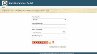 RSSB admit card 2025 for Livestock Assistant released at rssb.rajasthan.gov.in; download here 1 121779752