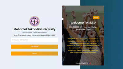 MLSU results for B.Sc CBCS NEP I semester exam 2025 announced at mlsu.ac.in 1 121806060